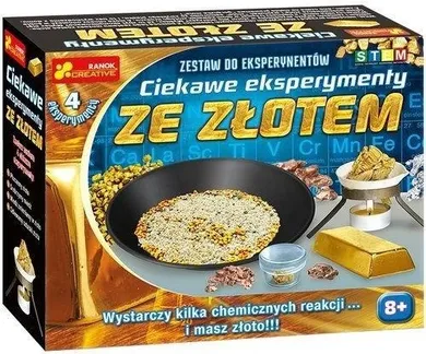 Ranok-Creative, Ciekawe eksperymenty ze złotem, zestaw edukacyjny