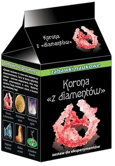 Ranok Creative, hodowla kryształów, korona z diamentów, zestaw kreatywny