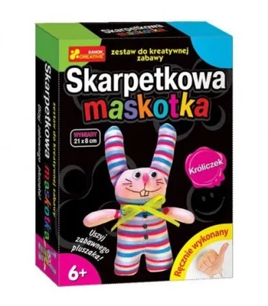 Ranok Creative, Króliczek, skarpetkowa maskotka, zestaw kreatywny