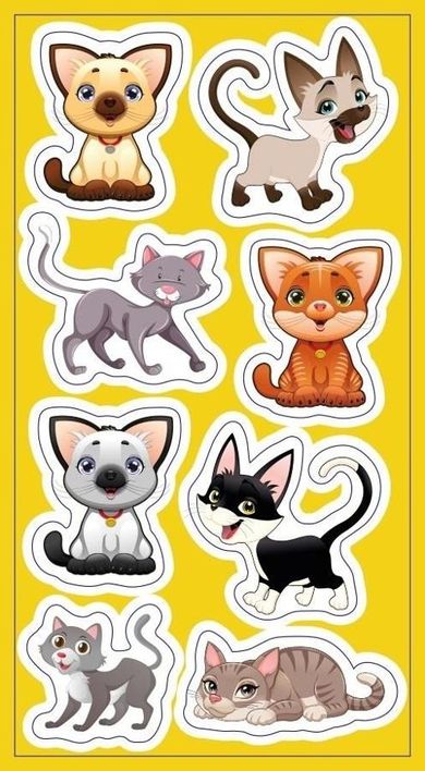 Ranok Creative, naklejki, Kotki