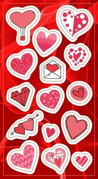 Ranok Creative, naklejki, Serduszka