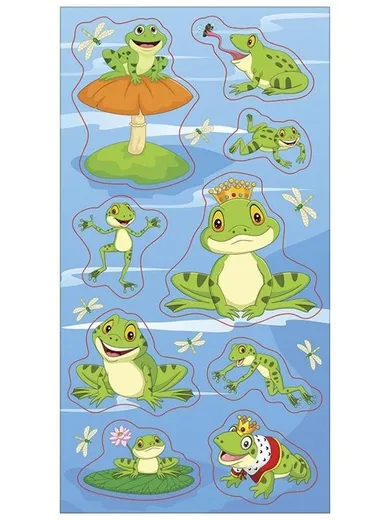 Ranok Creative, naklejki, Żabki