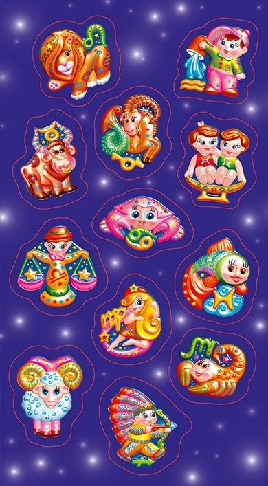 Ranok Creative, naklejki, Znaki zodiaku
