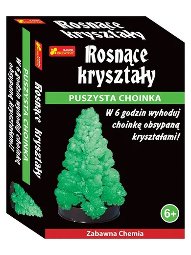 Ranok Creative, Rosnące kryształy, Puszysta choinka, zestaw doświadczalny