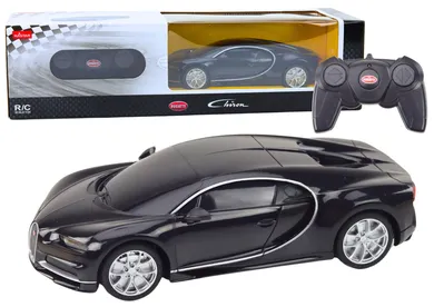 Rastar, Bugatti Veyron Chiron, pojazd zdalnie sterowany, czarny, 1:24