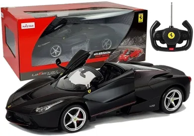 Rastar, Ferrari Aperta, pojazd zdalnie sterowany, 1:14, czarny