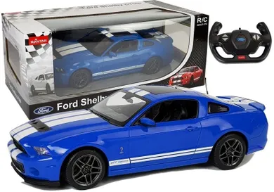 Rastar, Ford Shelby, pojazd zdalnie sterowany, niebieski, 1:14