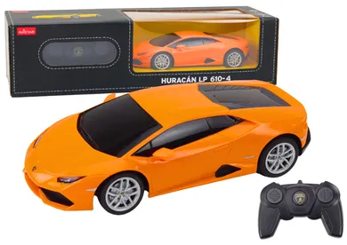 Rastar, Lamborghini Huracan, pojazd zdalnie sterowany, pomarańczowy, 1:24