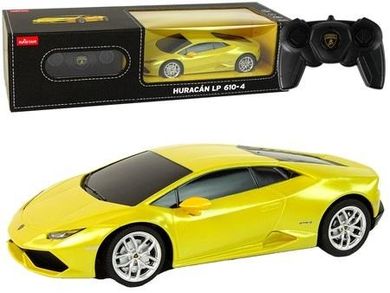 Rastar, Lamborghini Huracan, pojazd zdalnie sterowany, żółty, 1:24