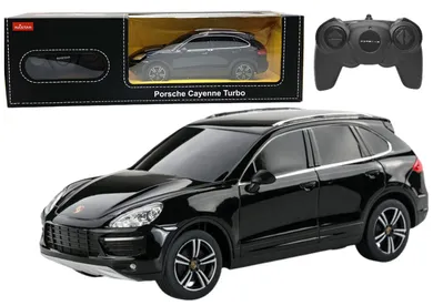 Rastar, Porsche Cayenne Turbo, pojazd zdalnie sterowany, czarne, 1:24