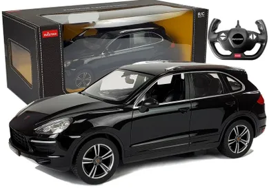 Rastar, Porsche Cayenne Turbo, pojazd zdalnie sterowany, czarny, 1:14