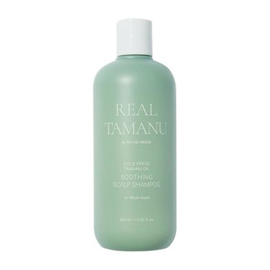 Rated Green, Real Tamanu, szampon kojący skórę głowy z olejem tamanu, 400 ml