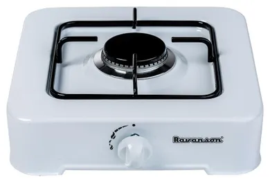 Ravanson, kuchenka gazowa, nastawna, 1-palnikowa, biała, K-01T
