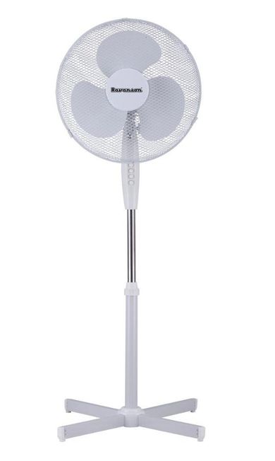 Ravanson, wentylator stojący, wt-1040s, biało-szary