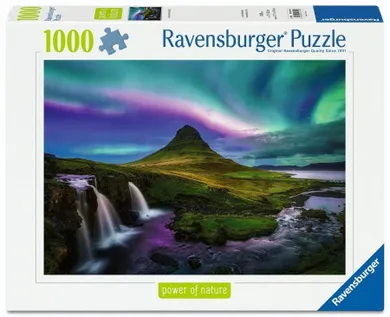 Ravensburger, Aurora Over Kirkjufell, puzzle, 1000 elementów