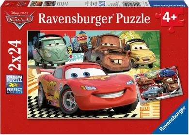 Ravensburger, Auta: nowa przygoda, puzzle, 2-24 elementy