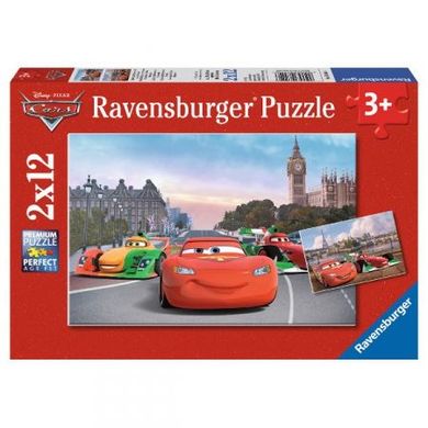 Ravensburger, Auta, Zygzak McQueen i przyjaciele, puzzle, 2-12 elementów