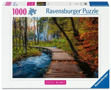 Ravensburger, Autumnal Wooden Trail, puzzle, 1000 elementów
