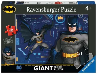 Ravensburger, Batman, duże puzzle podłogowe, 60 elementów