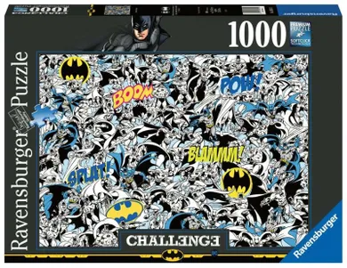 Ravensburger, Challange, Batman, puzzle, 1000 elementów
