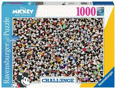 Ravensburger, Challenge, Myszka Miki, puzzle, 1000 elementów