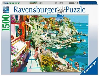 Ravensburger, Cinque Terre, puzzle, 1500 elementów