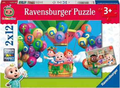 Ravensburger, Cocomelon 2, puzzle dla dzieci 2D, 2-12 elementów