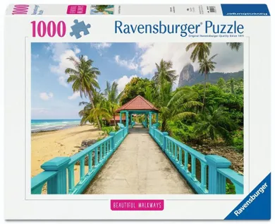 Ravensburger, Colorful Bridge in Malaysia, puzzle, 1000 elementów