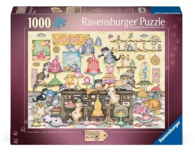 Ravensburger, Crazy Cats, żelki, puzzle, 1000 elementów