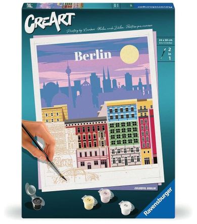 Ravensburger, CreArt, malowanie po numerach, Berlin