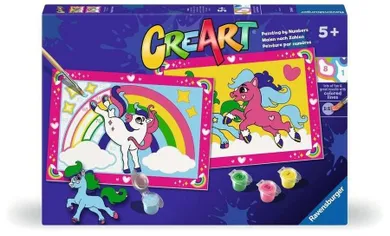 Ravensburger, CreArt, malowanie po numerach, Fairy Ponies