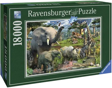 Ravensburger, David Penfound - Przy wodopoju, puzzle, 18000 elementów