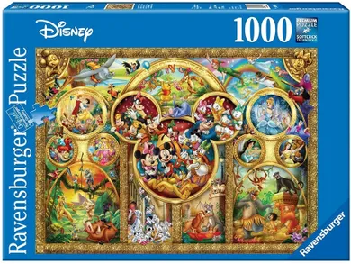 Ravensburger, Disney, Najpiękniejsze motywy, puzzle, 1000 elementów