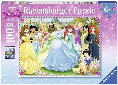 Ravensburger, Disney, Olśniewające Księżniczki Disneya, puzzle, 100 elementów