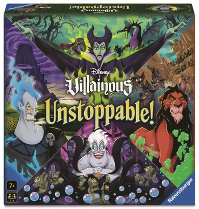 Ravensburger, Disney, Villainous Unstoppable, gra familijna