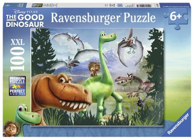 Ravensburger, Dobry Dinozaur, puzzle XXL, wzór 1, 100 elementów