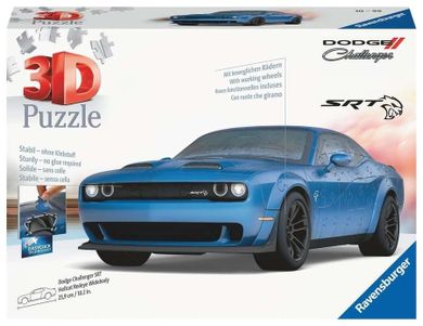 Ravensburger, Dodge Challenger SRT Hellcat Redeye Widebody, puzzle 3D, 163 elementy