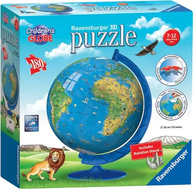 Ravensburger, Globus, wersja angielska, puzzle, 180 elementów