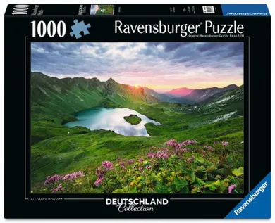 Ravensburger, Górskie jezioro w Allgäu, puzzle, 1000 elementów