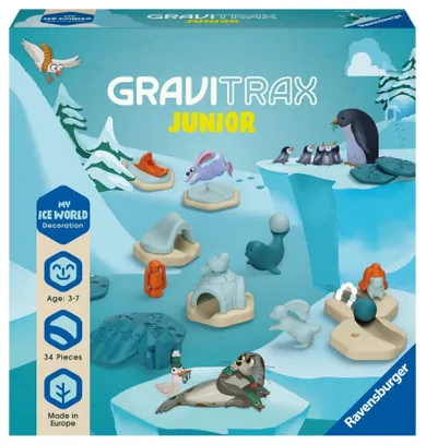 Ravensburger, Gravitrax Junior, Lodowa Przygoda, zestaw uzupełniający