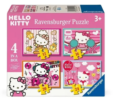 Ravensburger, Hello Kitty, puzzle, 4w1, 72 elementy