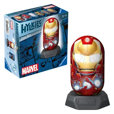 Ravensburger, Hylkies, Iron Man, puzzle 3D, 56 elementów