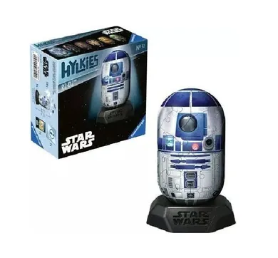 Ravensburger, Hylkies, R2-D2, puzzle 3D, 56 elementów