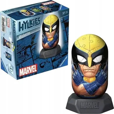 Ravensburger, Hylkies, Wolverine, puzzle 3D, 56 elementów