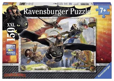 Ravensburger, Jak wytresować smoka, puzzle XXL, 150 elementów