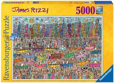 Ravensburger, James Rizzi, puzzle, 5000 elementów