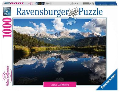 Ravensburger, Jezioro i góry, puzzle, 1000 elementów