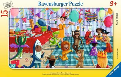 Ravensburger, Kadr z przyjęcia kostiumowego, puzzle w ramce, 15 elementów