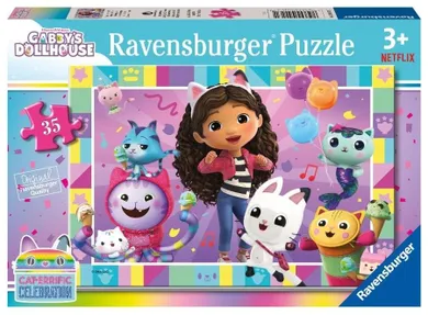 Ravensburger, Koci Domek Gabi, puzzle, 35 elementów