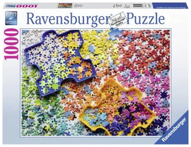 Ravensburger, Kolorowe puzzle, puzzle, 1000 elementów